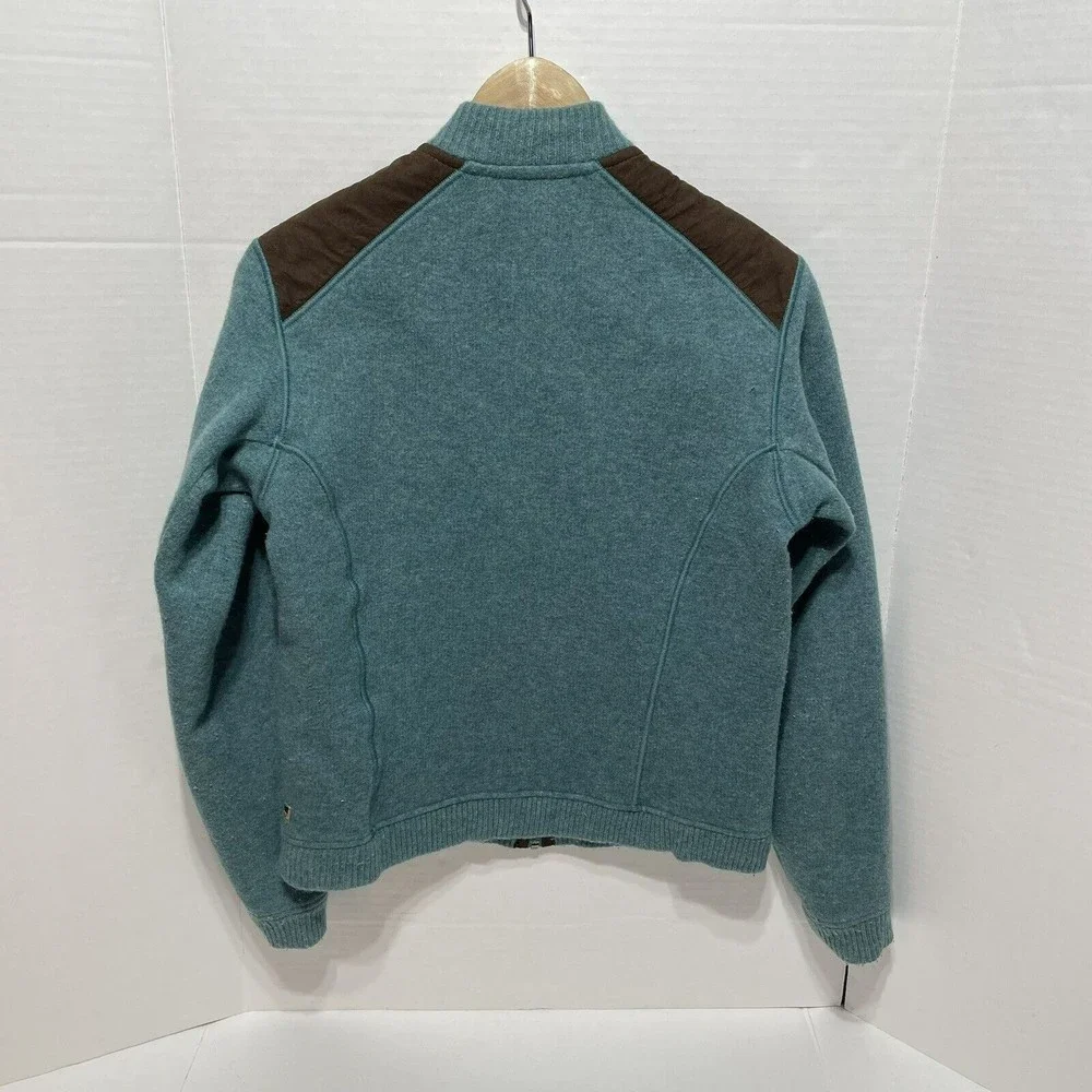 Vintage Patagonia Full Zip Jacket Womens Medium, Teal, Wool Blend, Pockets USA - Picture 5 of 12